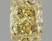 2.98ct Cushion modified Lab Grown Diamond (Colour Fancy Vivid Yellow, Clarity VVS2, IGI Certified)