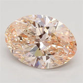 3.09ct Oval Lab Grown Diamond (Colour Fancy Pink, Clarity VVS2, IGI Certified)