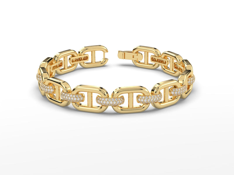 Mariner Diamond Link Bracelet