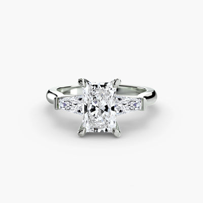 Three-Stone Ring (Baguette Side Stones) 2