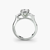 Three-Stone Ring (Baguette Side Stones) 2