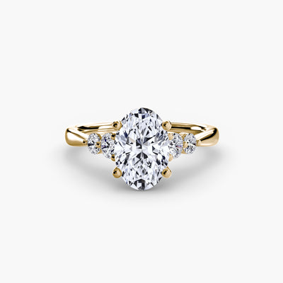 Solitaire with Shoulder Accents 2