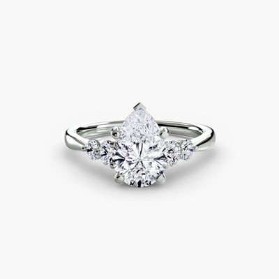Solitaire with Shoulder Accents 2
