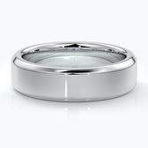 Platinum wedding band for men