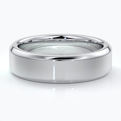 Platinum wedding band for men
