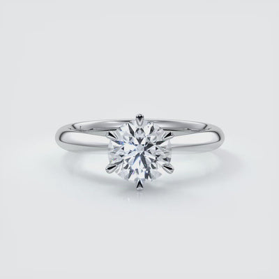 1.0 Carat classic six claw