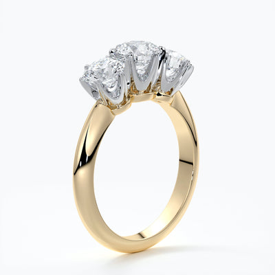 Six claw trilogy 1.0ct Centre