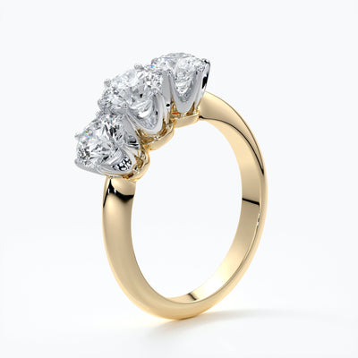 Six claw trilogy 1.0ct Centre