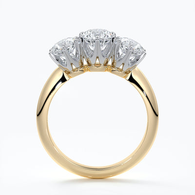 Six claw trilogy 1.0ct Centre