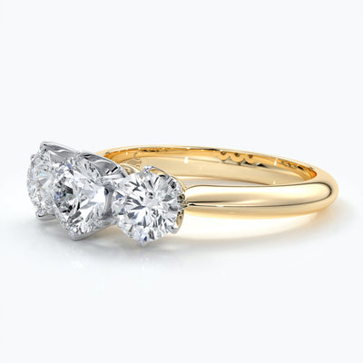 Six claw trilogy 1.0ct Centre