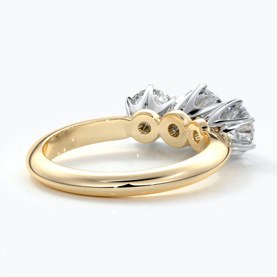 Six claw trilogy 1.0ct Centre
