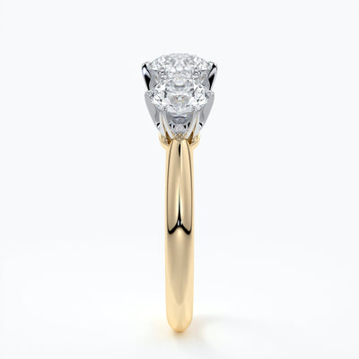 Six claw trilogy 1.0ct Centre