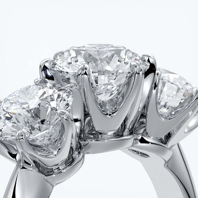 Six claw trilogy 2.0ct Centre