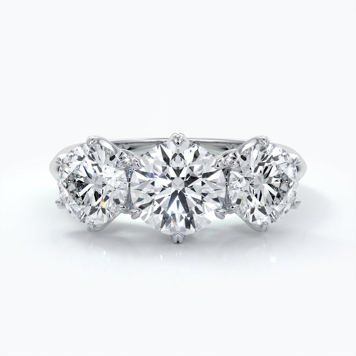 Six claw trilogy 2.0ct Centre