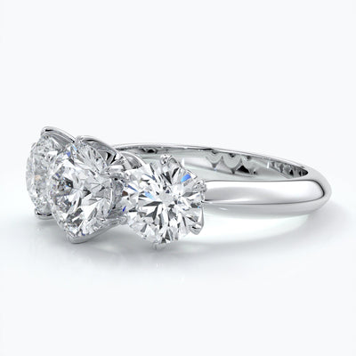 Six claw trilogy 2.0ct Centre