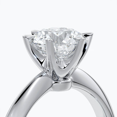 1.0 Carat classic six claw