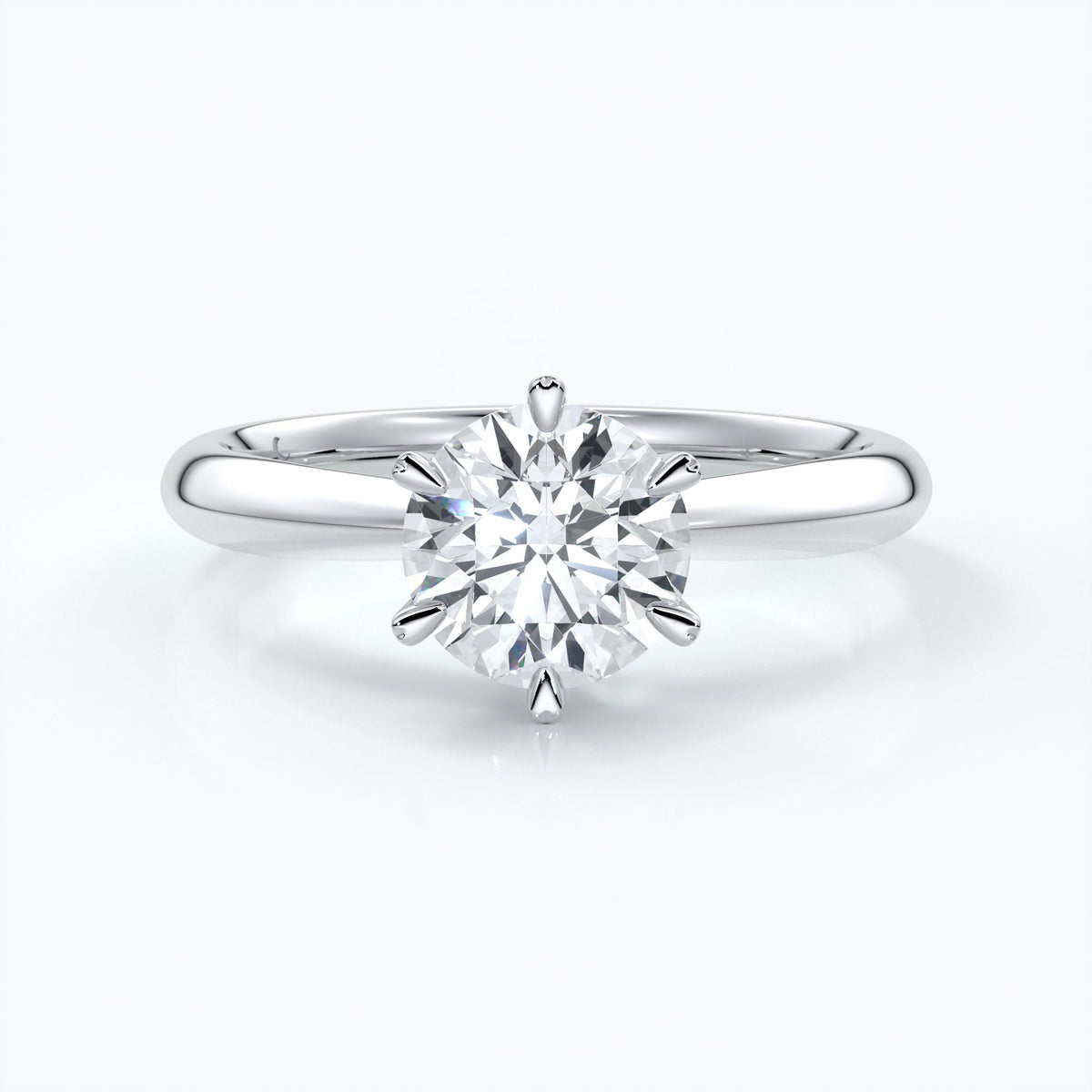 1.0 Carat classic six claw