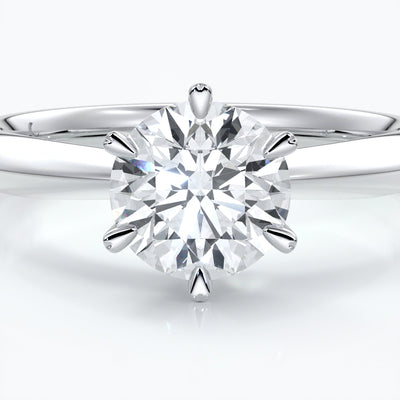 1.0 Carat classic six claw