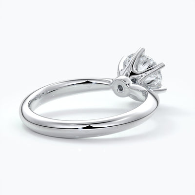 1.0 Carat classic six claw