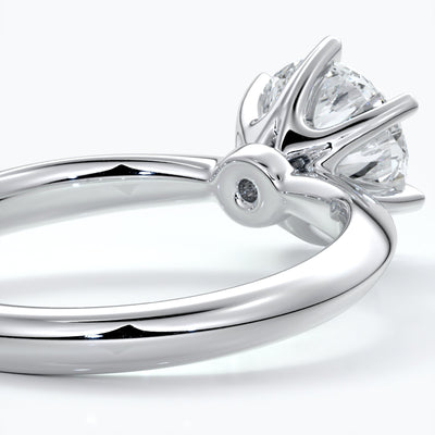1.0 Carat classic six claw
