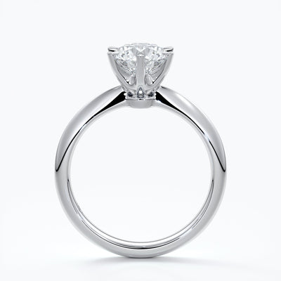 1.0 Carat classic six claw