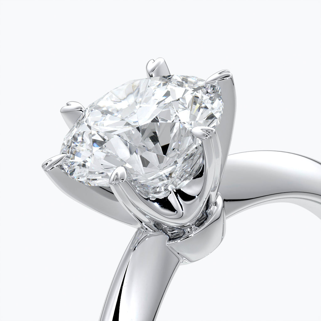 Olive Carat Round Diamond Ring – Culet Jewellery NZ