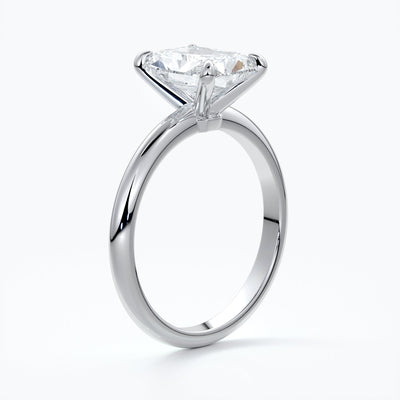 Radiant Solitaire Engagement Ring - Amy