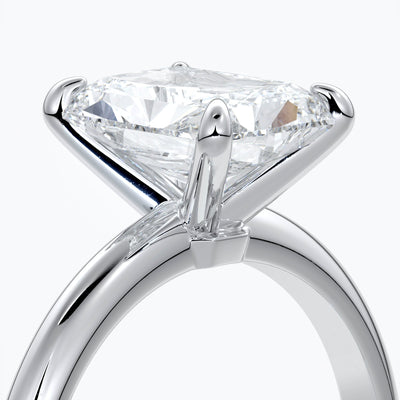 Radiant Solitaire Engagement Ring - Amy