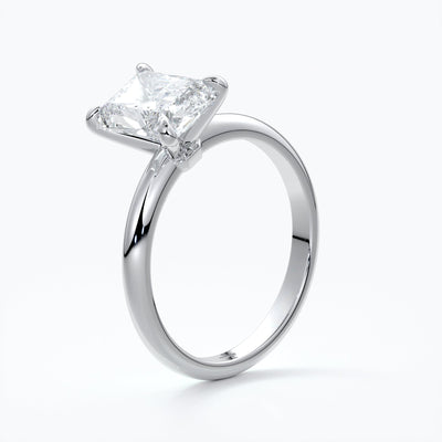 Radiant Solitaire Engagement Ring - Amy