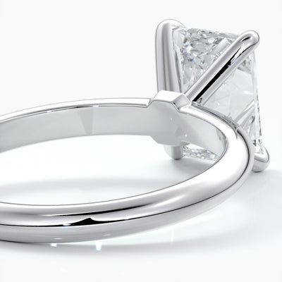 Radiant Solitaire Engagement Ring - Amy