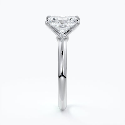 Radiant Solitaire Engagement Ring - Amy