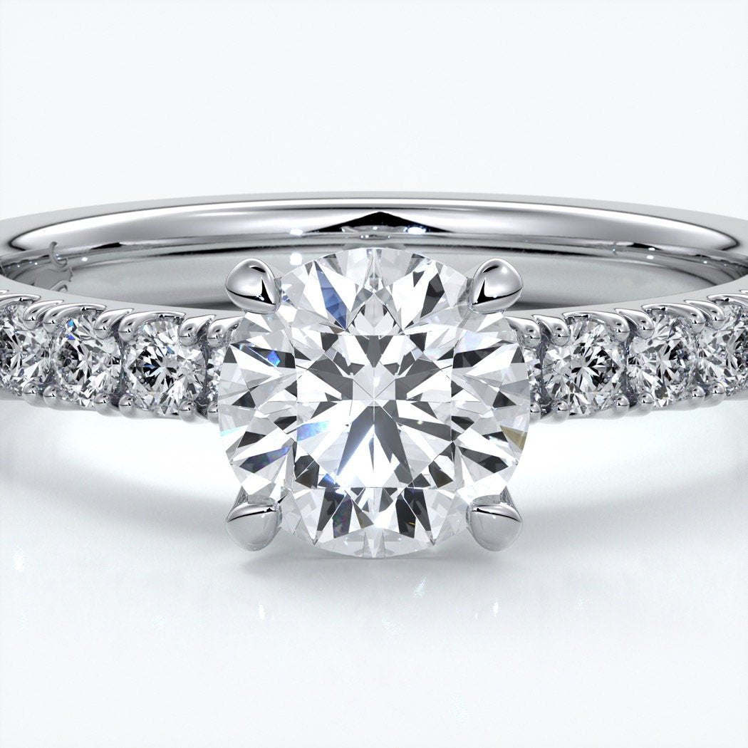 Bridget 1.0ct | Round Diamond Ring – Culet Jewellery NZ