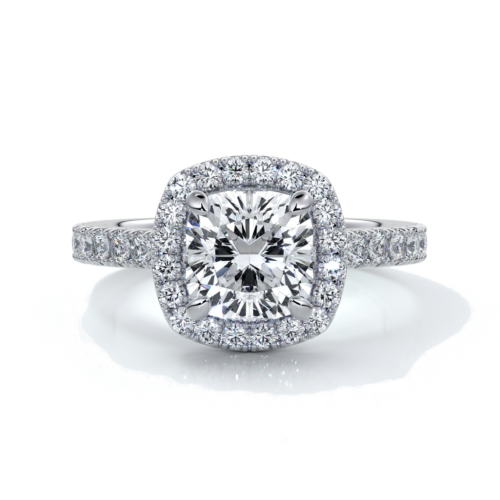 Elizabeth | Cushion Cut Engagement Ring - Culet Jewellery – Culet ...