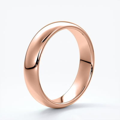 Men's band half round 5mm