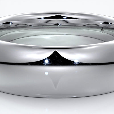 Harry Wedding ring 7mm comfort round mens band platinum