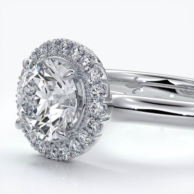 Round halo 1ct
