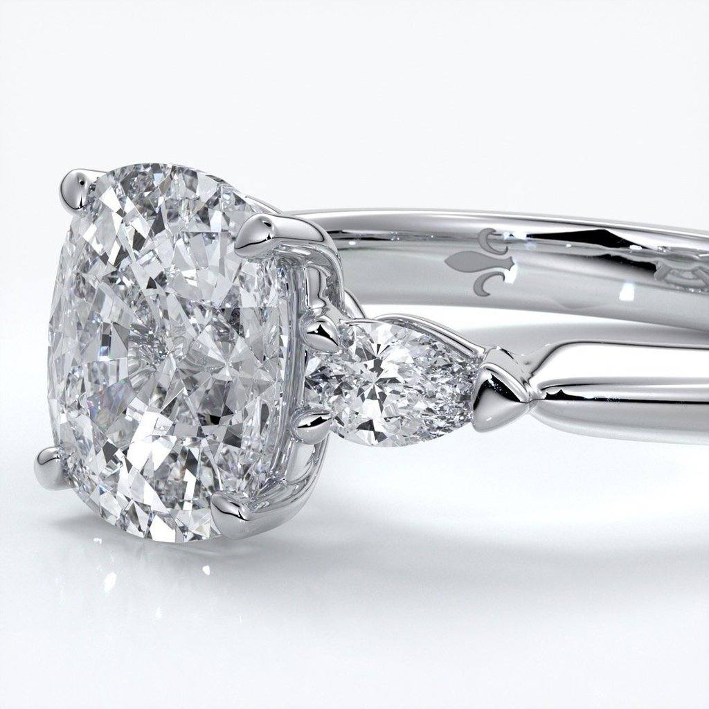 Sophie | 3 Carat Cushion Cut Diamond Ring – Culet Jewellery NZ