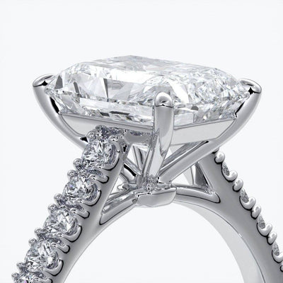 Radiant 2ct cathedral