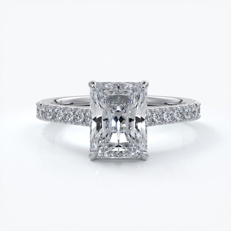 Radiant 2ct cathedral