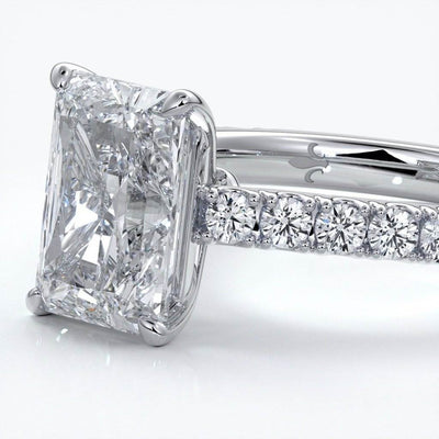 Radiant 2ct cathedral