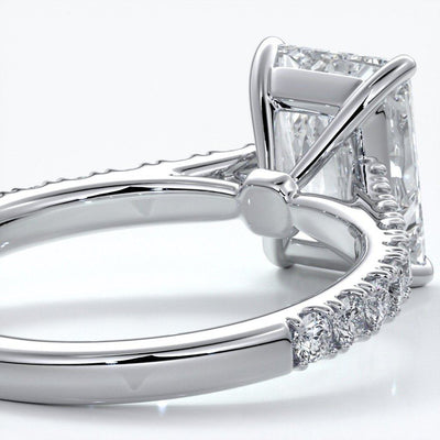 Radiant 2ct cathedral